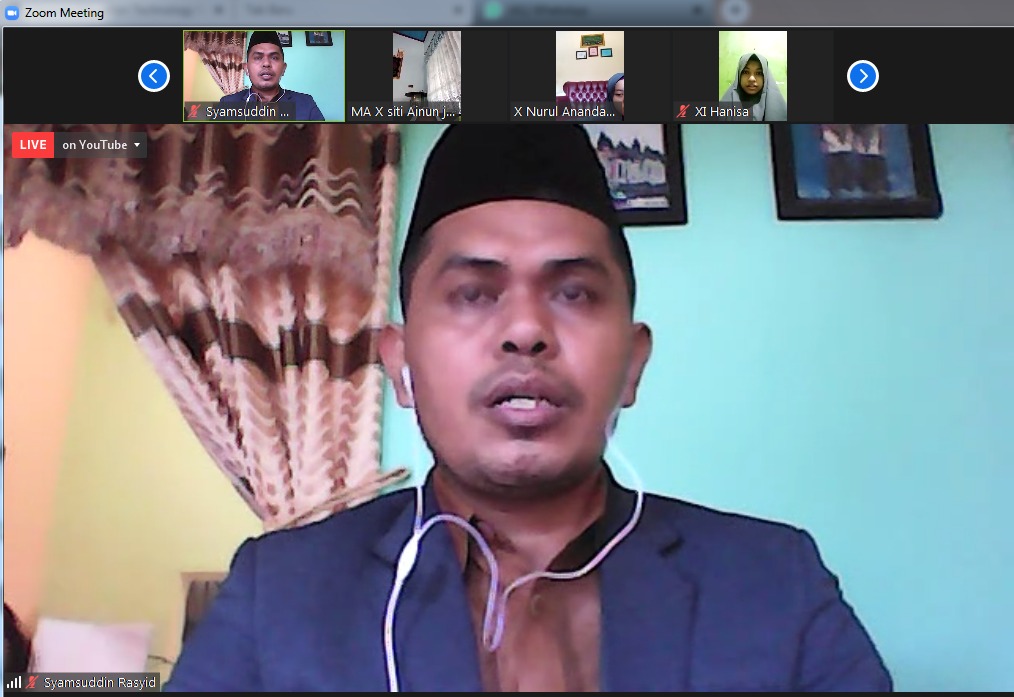 Ketua Pokjawas Sulsel Jadi Inspektur Upacara di MA Arifah